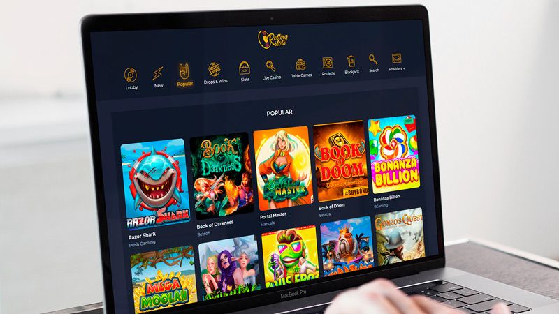 Echtgeld-Slots bei Rolling Slots Casinos