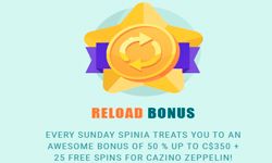 Spinia Casino - Aufladebonus