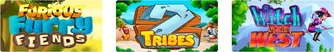 Die Spielautomaten der Spielefirma - WuМ€tende pelzige Teufel, 2 StaМ€mme, Hexe des Westens.