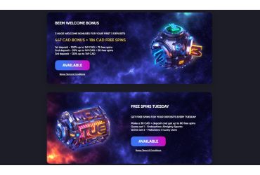 Beem Casino - Aktionen