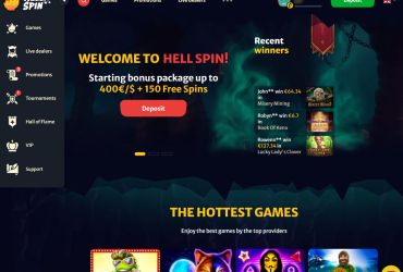 Hellspin Casino Hauptseite