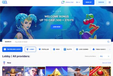 Ice Casino - Hauptseite