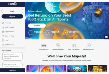 Lilibet Casino - Hauptseite