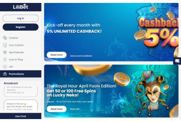 Lilibet Casino - Aktionen