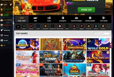 Playamo Kasino - Lobby.