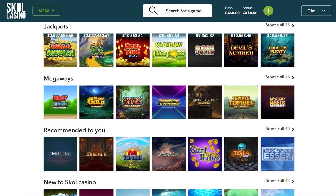 Skol Casino Online 【VOLLSTÄNDIGE Rezension & Bonus 2022】
