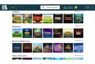 Skol Kasino - Spiele.