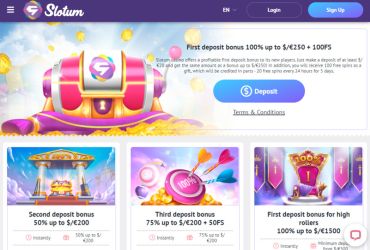 Slotum Casino - Aktionen