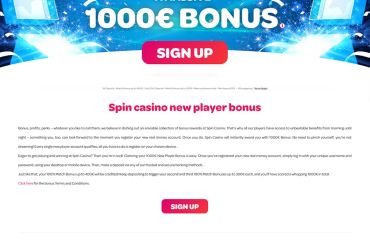 Dreh Kasino - Infotext über Bonus für neue Spieler.