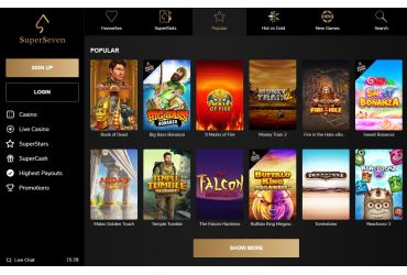 Superseven Casino - Spielautomaten