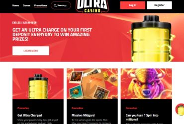 UltraCasino - Aktionen