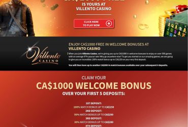 Villento Casino - Aktionsseite