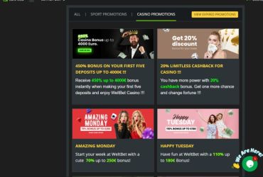 Weltbet Casino - Aktionen