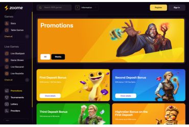 Zoome Casino - Aktionen