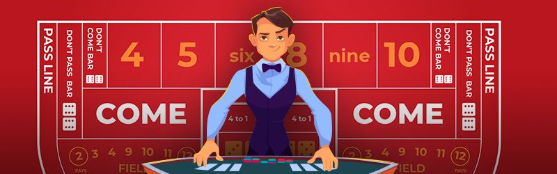 Online Craps Arten von Wetten