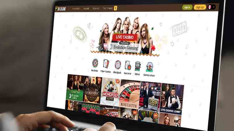 Live-Dealer-Würfelspiel im Bob Casino