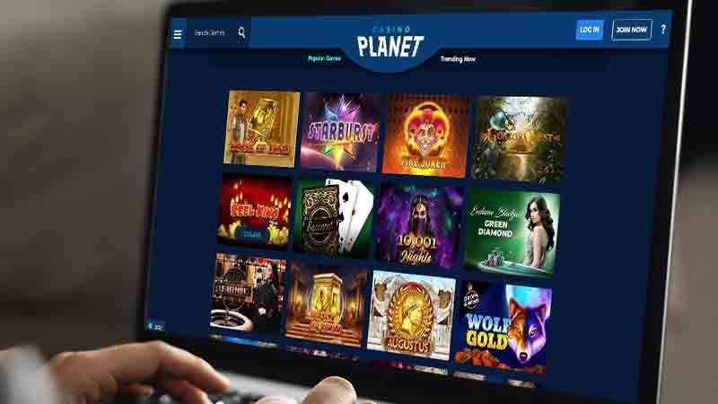 Echtgeld-Slots im Planet Casino