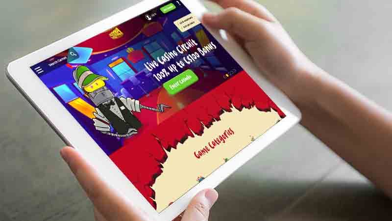 Casoola Casino online auf dem iPad