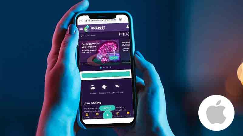 Betzest Online Casino auf dem iPhone