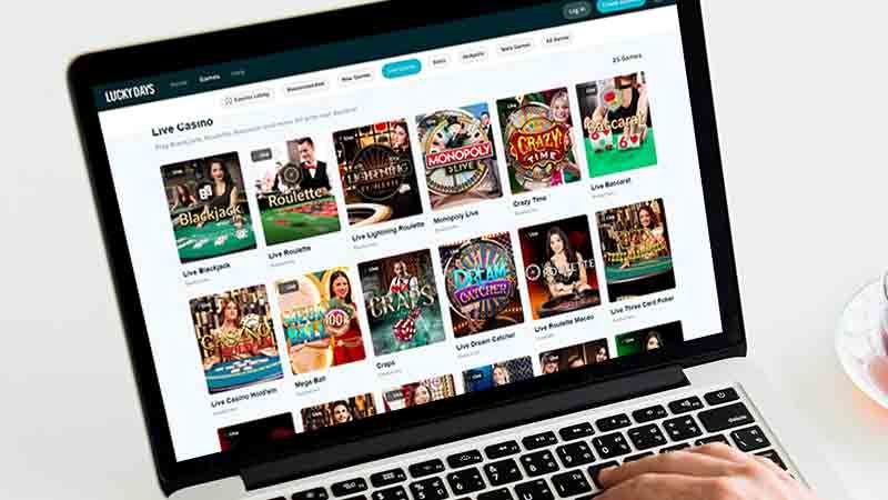 Live-Baccarat im Lucky Days Casino