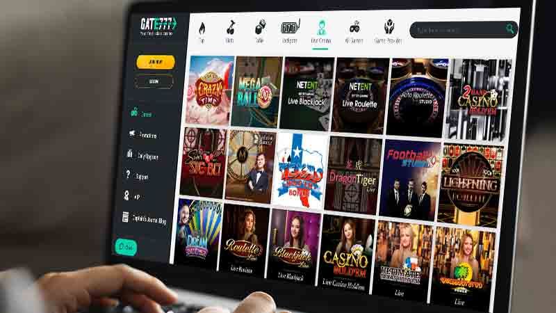 Live-Baccarat im gate777 Casino