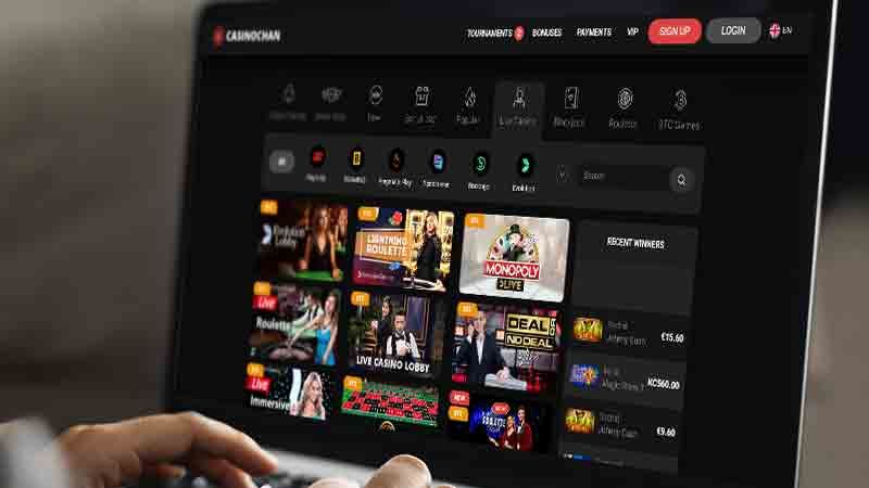 live-Blackjack im Betchan Casino