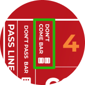 Don't Come-Wetten - Online-Würfelspiel