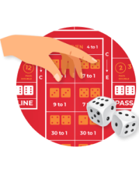 2. Wirf die Würfel