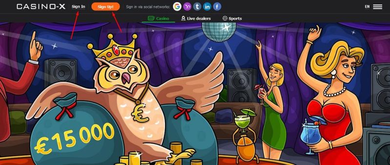 Registrierung im Casino