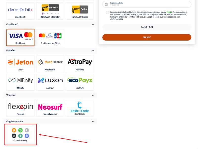 Kryptowährung Spalte