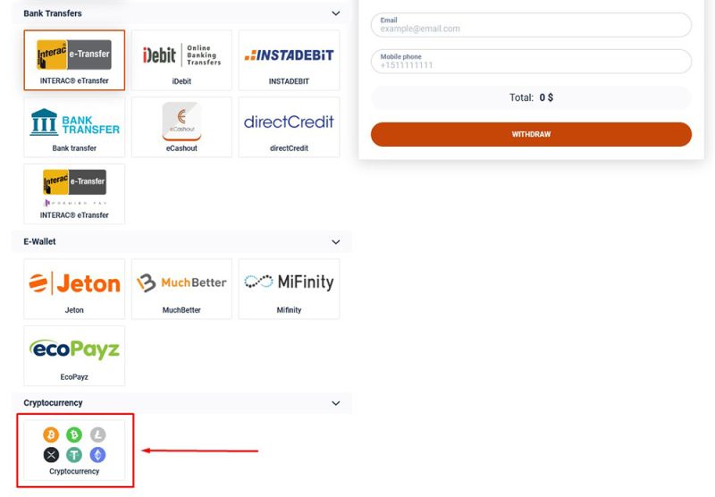 Kryptowährung Spalte