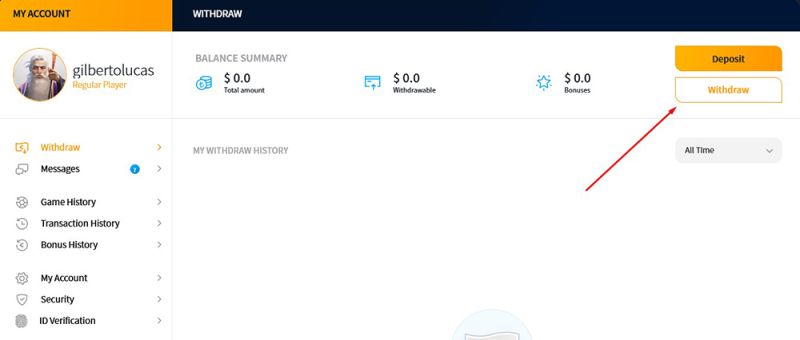 Funktion "Zurückziehen"