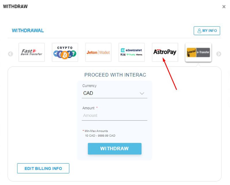 Astropay Zahlungsart