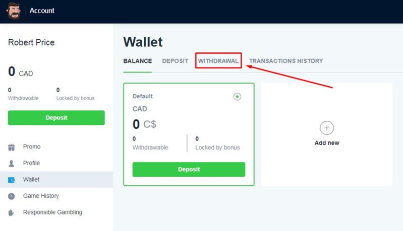 Auszahlung mit Dogecoin