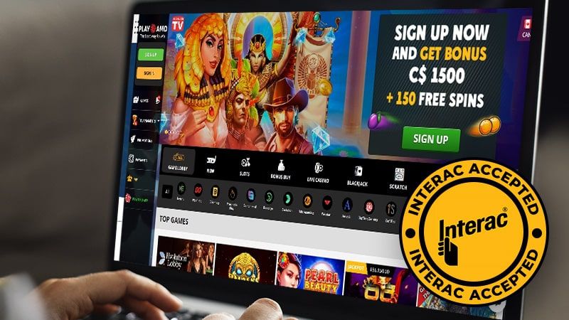 Interac im Playamo Casino