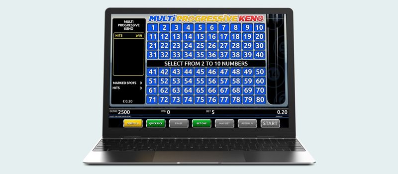 progressiver Jackpot Keno kostenlos spielen