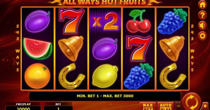 In All Ways Hot Fruits Slot von Amatic jetzt kostenlos spielen / Casino Deutschland