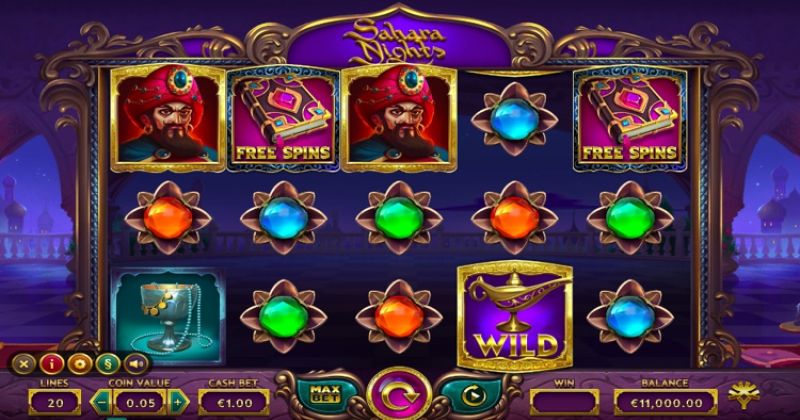 Spielen Sie jetzt den Sahara Nights Slot Online von Yggdrasil kostenlos / Casino Deutschland