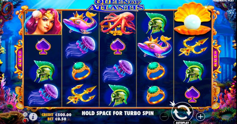 Spielen Sie jetzt den Queen of Atlantis Slot Online von Pragmatic Play kostenlos / Casino Deutschland