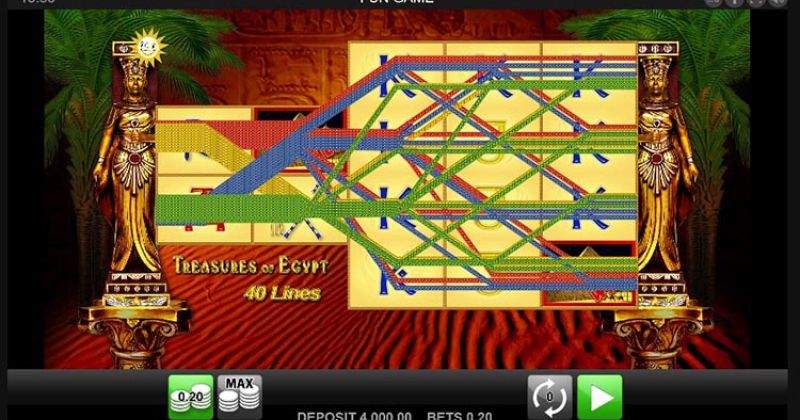 Treasures of Egypt Slot von Merkur jetzt kostenlos online spielen / Casino Deutschland