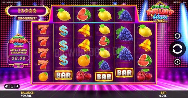 Spielen Sie jetzt den Triple Fruit Deluxe Megaways Slot Online von iSoftBet kostenlos / Casino Deutschland