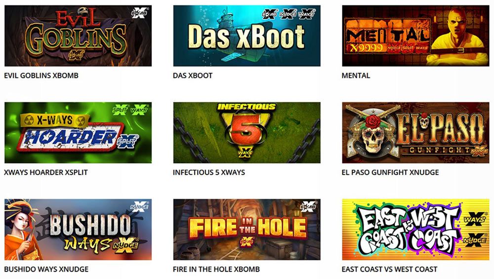 Spielvielfalt von Nolimit City Software